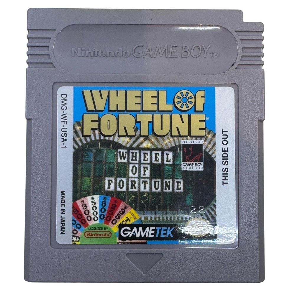 Wheel of Fortune Nintendo Game Boy GameTek DMG-WF-USA-1 Cartridge Only